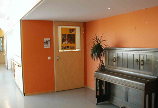 Vorbereich orangenes Zimmer